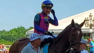 Junior Alvarado contra el mundo con la favorita en la Breeders Cup Filly & Mare Turf Junior Alvarado contra el mundo con la favorita en la Breeders Cup Filly & Mare Turf