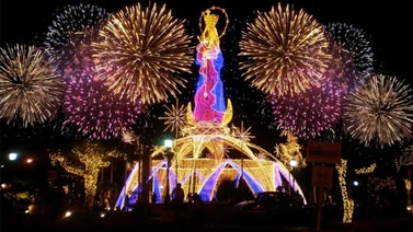 encendido de bella vista Plaza el Angel