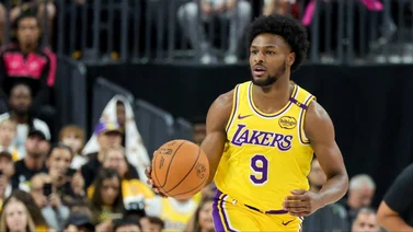 NBA: ¡Puntos basura! Bronny James consigue su primera canasta con Los Ángeles Lakers (+Video)