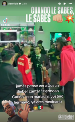 Alejandro Fernández envía inesperado mensaje a Justin Bieber