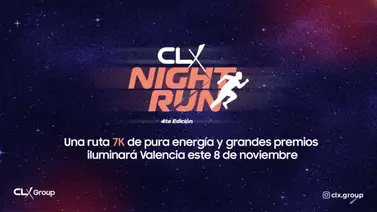 CLX Night Run 2025: una ruta 7K de pura energía y grandes premios iluminará Valencia este 8 de noviembre CLX Night Run 2025: una ruta 7K de pura energía y grandes premios iluminará Valencia este 8 de noviembre