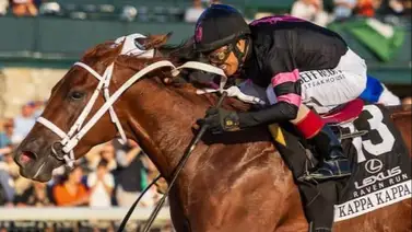 Kappa Kappa con la leyenda John Velásquez se impone el Raven Run Stakes (G2) Kappa Kappa con la leyenda John Velásquez se impone el Raven Run Stakes (G2)