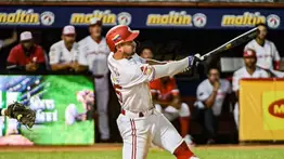 LVBP: Primer jonrón del novato Damiano Palmegiani en Venezuela extiende su buena racha ofensiva