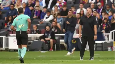 Barcelona reacciona a la roja de Hansi Flick y dará pelea para tenerlo en el clásico Barcelona reacciona a la roja de Hansi Flick y dará pelea para tenerlo en el clásico