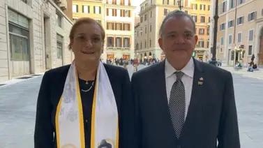 El ingeniero Domingo Amaro Rangel y la Dra. Silvia Correale presentes en Roma durante la canonización de José Gregorio Hernández y la Madre Carmen Rendiles El ingeniero Domingo Amaro Rangel y la Dra. Silvia Correale presentes en Roma durante la canonización de José Gregorio Hernández y la Madre Carmen Rendiles