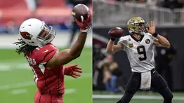 ¡Clase 2026 de lujo! Brees y Fitzgerald, a un paso del Salón de la Fama