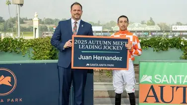 ¡Que bárbaro! Juan Hernández retoma el control en Santa Anita Park  ¡Que bárbaro! Juan Hernández retoma el control en Santa Anita Park