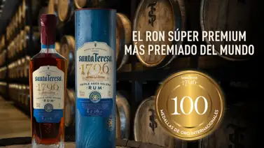 100 medallas de oro para Santa Teresa 1796, el sabor que el mundo premia 100 medallas de oro para Santa Teresa 1796, el sabor que el mundo premia