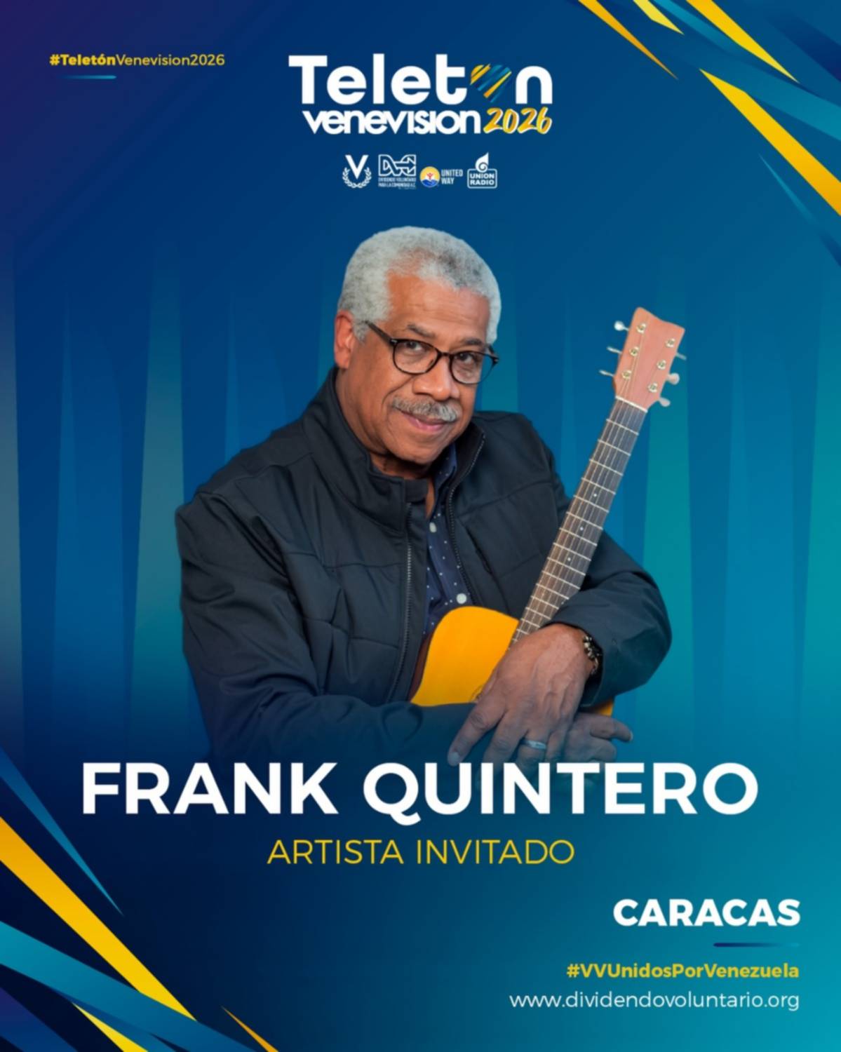 Teletón Venevisión 2026: Oscar D'León y Yuri entre los artistas confirmados