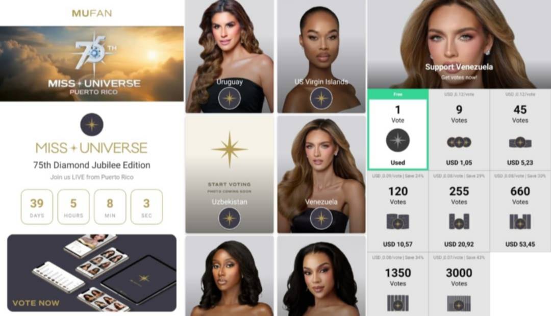 Miss Universo 2026: Cómo votar por Clara Vegas desde Venezuela paso a paso