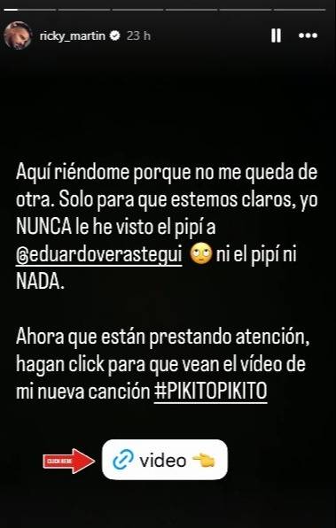 Ricky Martin puso en su sitio los rumores de romance con un actor mexicano Ricky Martin puso en su sitio los rumores de romance con un actor mexicano