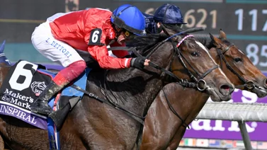 Breeders' Cup: Inspiral con Lanfranco Dettori se roba el show en la Filly and Mare Turf