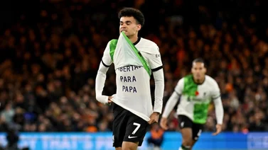 Este fue el mensaje que le envió Luis Díaz al ELN durante el partido contra el Luton (+Foto)