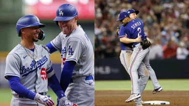 Dos jugadores de los Rangers y dos de los Dodgers se combinan para hacer historia en MLB