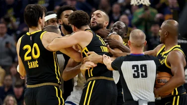 Green ahorcó a Rudy Gobert. / Foto: AP