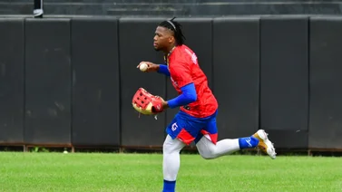 LVBP: Ronald Acuña Jr entrena junto a su hijo en el Universitario