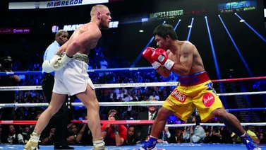 Conor McGregor se reúne con leyendas del boxeo mundial (+Foto)