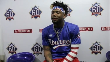 LVBP: Ronald Acuña llega a Macuto para debutar con Tiburones de La Guaira (+Video)