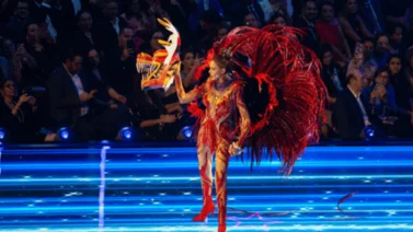 Con fuerza, actitud y mucha soltura desfiló Diana Silva en la gala de Traje Típico: ¿Qué representa su fantasía? 