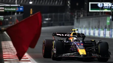 F1: Sergio 'Checo' Pérez adaptado al circuito urbano del Gran Premio de Las Vegas de Fórmula 1