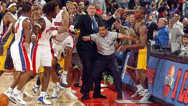 Se cumplen 19 años de una de las peores peleas en la historia de la NBA Se cumplen 19 años de una de las peores peleas en la historia de la NBA