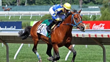 Jinete venezolano gana tres carreras y pelea la estadística en este hipódromo de Estados Unidos 