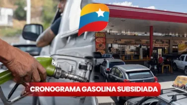 Este es el cronograma de distribución de gasolina subsidiada del 21 al 26 de noviembre