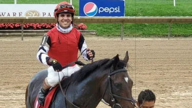 Jinete venezolano iguala la punta del meeting en Finger Lakes a falta de una fecha