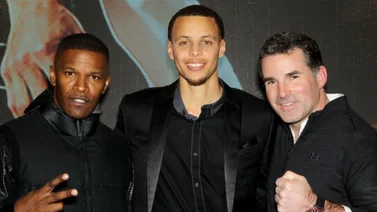 Mira el increíble canasto de esta estrella de Hollywood que emula a Stephen Curry (+Video)