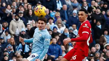 Julián Álvarez tuvo una clara para el 2-0 del Manchester City vs Liverpool (+ Video) Julián Álvarez tuvo una clara para el 2-0 del Manchester City vs Liverpool (+ Video)