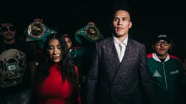 El mexicano David Benavidez ya está en el lugar de la pelea contra Demetrius Andrade (+Video)