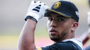 LVBP: ¡Desde El Bronx! Oswald Peraza conecta su primer cuadrangular con Leones del Caracas 