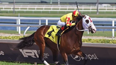 Emisael Jaramillo triunfa en dupla con Víctor Barboza Jr. en Gulfstream Park