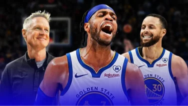 NBA: Steve Kerr reemplaza a Stephen Curry y llena de elogios a esta estrella