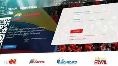 Recupera tu acceso al Sistema Patria para recibir los bonos de noviembre Recupera tu acceso al Sistema Patria para recibir los bonos de noviembre