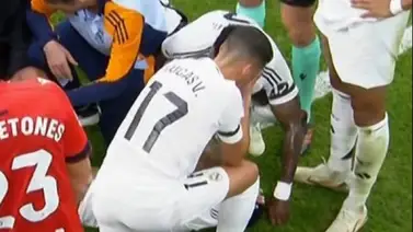 Lucas Vázquez se lesiona y ya son tres los que abandonan el terreno de juego para Real Madrid Lucas Vázquez se lesiona y ya son tres los que abandonan el terreno de juego para Real Madrid