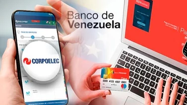 De esta forma puedes pagar la factura de CORPOELEC desde el Banco de Venezuela