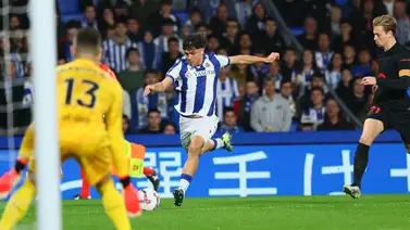 Así fue el rendimiento de Jon Aramburu contra el Barcelona (+ Números) Así fue el rendimiento de Jon Aramburu contra el Barcelona (+ Números)