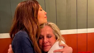 Thalía es captada en la funeraria donde se encuentra su querida hermana Ernestina Sodi 