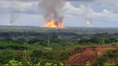 Pdvsa confirma incendio en Gasoducto de Monagas: Se reportan heridos 
