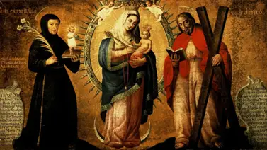 Virgen de la Chiquinquirá, conocida como la Chinita Virgen de la Chiquinquirá, conocida como la Chinita