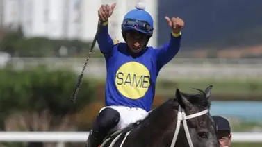 Jockey venezolano sorprende con su única monta del día Jockey venezolano sorprende con su única monta del día