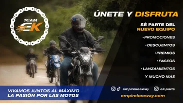 Empire Keeway lanza el Team EK para unir a los fanáticos de las motos en Venezuela