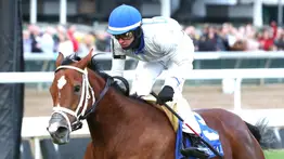 Flavien Prat celebra Acción de Gracias con otro Graded Stakes a su cuenta