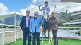 La cifra redonda merecida: Jinete Yonkleiver Díaz obtuvo su victoria 100 en su carrera profesional 