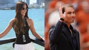 Gaby Espino estuvo muy cerquita de Rafael Nadal Gaby Espino estuvo muy cerquita de Rafael Nadal