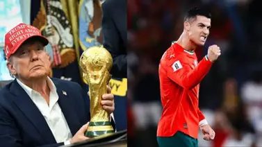 Presidente Trump recibió a Cristiano Ronaldo en la Casa Blanca Presidente Trump recibió a Cristiano Ronaldo en la Casa Blanca
