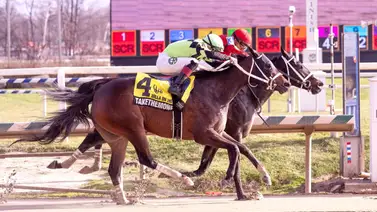 Mychel Sánchez, en final dramático impuso a Grammy Girl en los $100,000 del Move Stakes Mychel Sánchez, en final dramático impuso a Grammy Girl en los $100,000 del Move Stakes