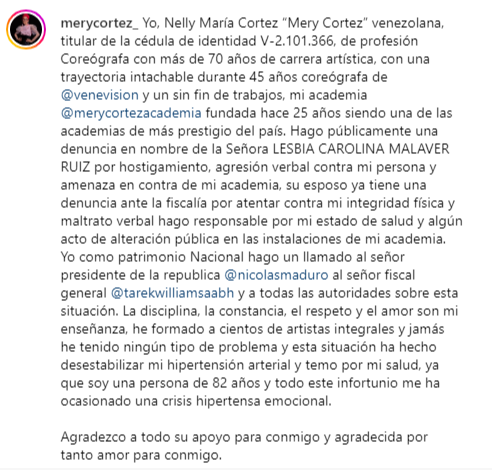 Mery Cortez rompe el silencio sobre los estragos que está sufriendo por amenazas en su contra