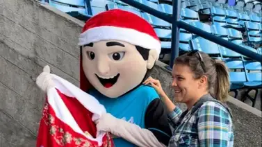 LVBP: "Bravín", la mascota de Margarita que repartió alegría decembrina en la UCV (+Video) LVBP: "Bravín", la mascota de Margarita que repartió alegría decembrina en la UCV (+Video)